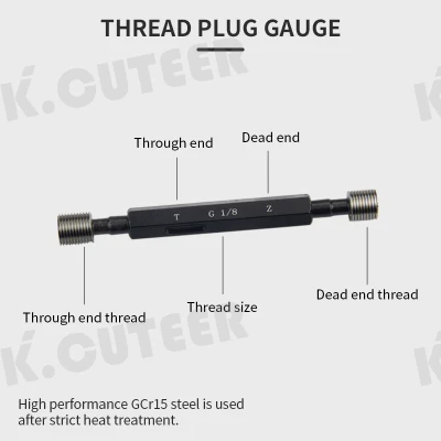 Thread Plug Gauge/Ring Gauge Screw Gage Fine Pitch Thread Test Tool