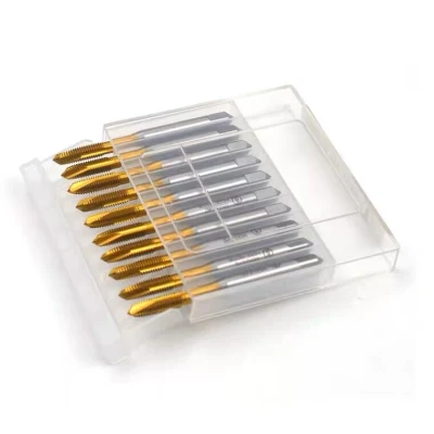 Threading Tools Hand Machine HSS Taps and Round Dies for Creating Tapping Screw M2 Spiral Flute Threading Taps HSS Threading Tap
