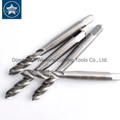 Hsse-M35 Spiral Fluted Taps M1 M1.2 M1.4 M1.5 M1.6 M1.7 M1.8 M2 M2.2 M2.5 M2.6 M3 M4 M5 M5.5 M6 M7 M8 M9 M10 M11 M12 Metric Screw Thread Tap