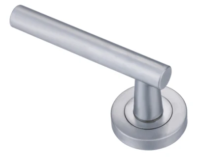 Hot Sell Zinc Die-Casting Polishing Round Rosette Door Lever Handle