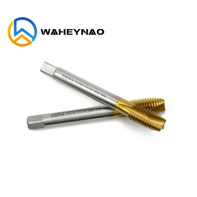 HSS DIN376 Machine Taps M12-M24 Spiral Point Taps Metric Screw Taps Tapping with Tin Coated