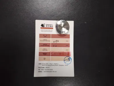 Top Quality Round Copper Wire Poly-Crystal-Diamond PCD Wire Drawing Die for Copper Wire Drawing Machine