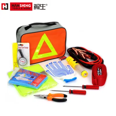 Professional Auto Emergency,Car Carrying,Car Use,12PC,Civil Air Defense Home Rescue Kit,Tool Box,Rescue Kit,Pliers,Hammer,Steel Tap,Screwdriver,Wrench,Snips