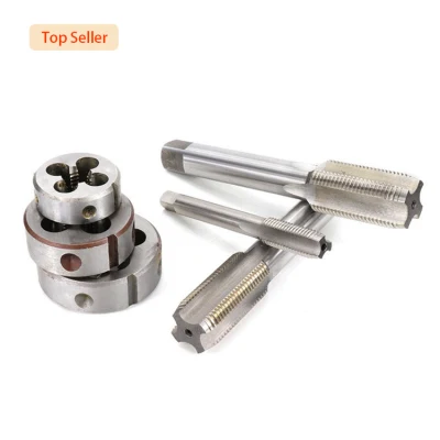 M8 Machine Spiral Flute Threading Tap and Die Set Metric for Steel Screw Thread