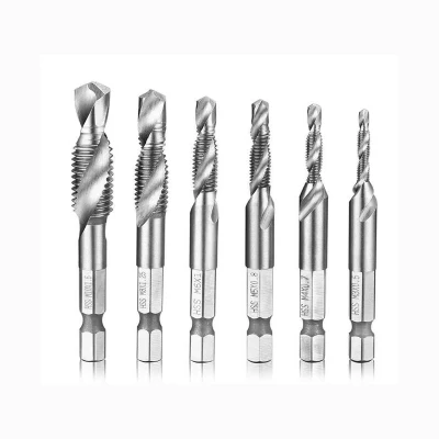 HSS Hex Shank HSS Spiral Flute Tap Bit Set