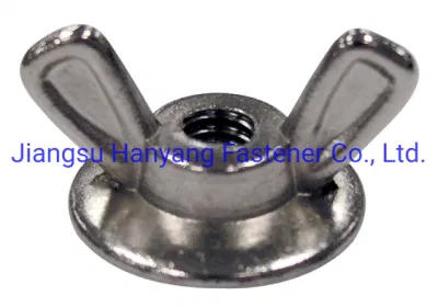 Zinc Die-Cast Washered Wing Nuts Silver