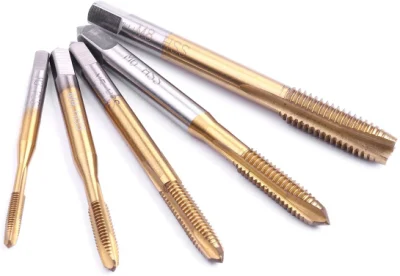 1.25 Pitch M8 Thread HSS 6542 Spiral Pointed Taps Machine Taps Hand Taps