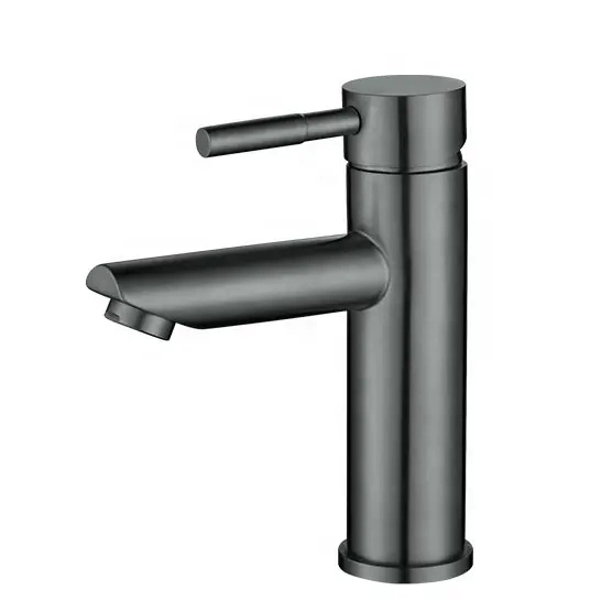 New Design Single Handle Deck Mounted Gun Gray Basin Taps