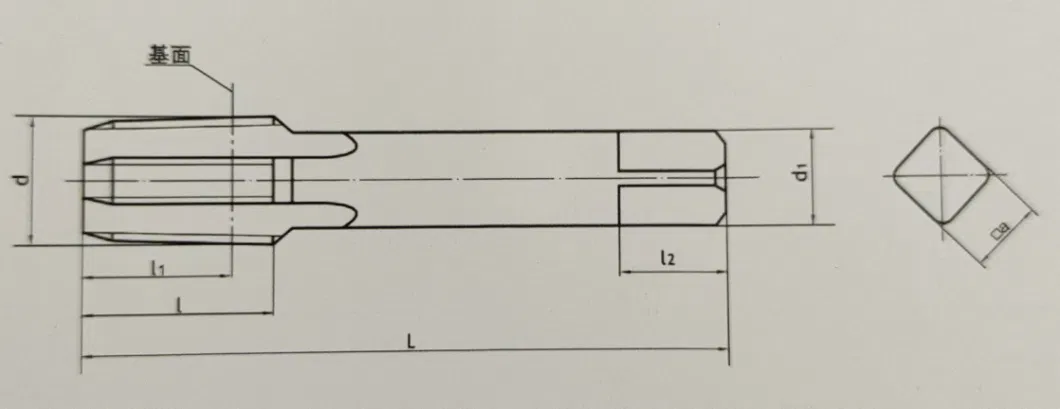 Tap for 60&deg; Taper Pipe Threads