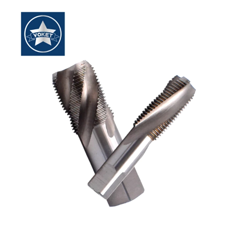 Hsse Inch Taper Pipe Thread Screw Tap PT P T 1/8-28 1/4-19 3/8-19 1/2-14 3/4-14 Spiral Fluted Tapered Pipe Taps