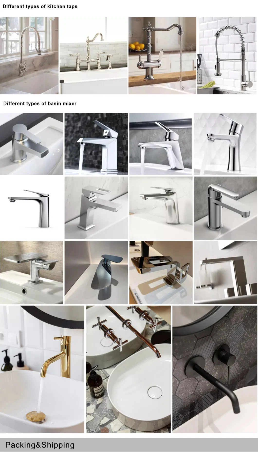 Ortonbath New Design Slim Single Lever Gold Deck Mount Consealed Brass Body Bathroom Hand Basin Mixer Faucet Tap