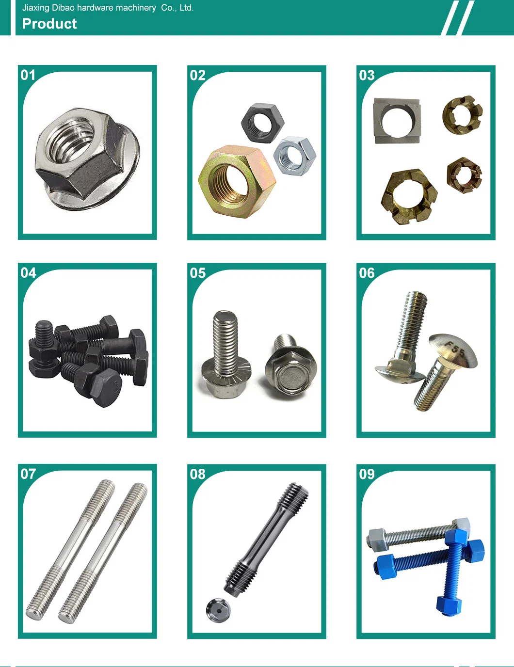 M64 Hex Nuts Metric Size Stainless Steel Nuts 304 Hardware Nuts Full Thread Cutting Nuts Bright Finish Fastener Tool