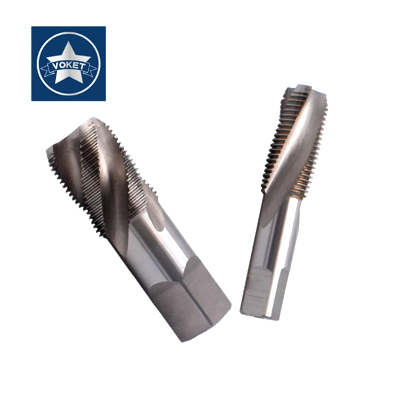 Hsse Inch Taper Pipe Thread Screw Tap PT P T 1/8-28 1/4-19 3/8-19 1/2-14 3/4-14 Spiral Fluted Tapered Pipe Taps