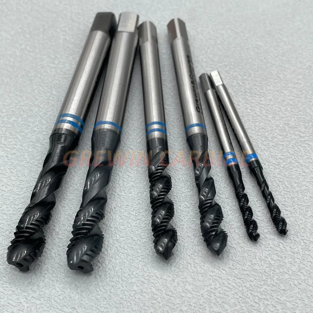 Gw Carbide-Hot Selling High Quality HSS Cobalt Screw Machine Tap Spiral Point Flute/Groove Thread Taps Tiain Coated for Processing Stainless Steel