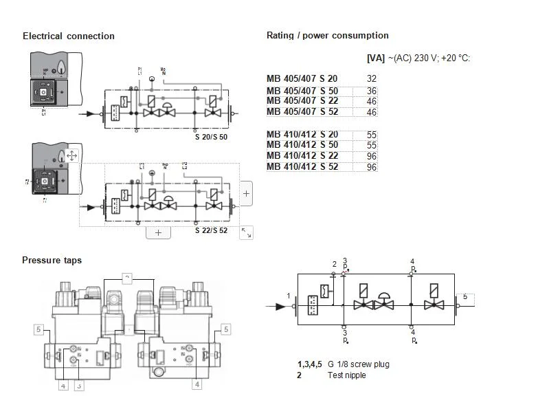 Gas Burner Parts Gas Solenoid Control Valve