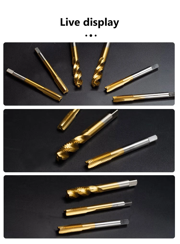 HSS Spiral Pointed Taps Threading Tool Thread Tapping Taper Plugbottoming Tap