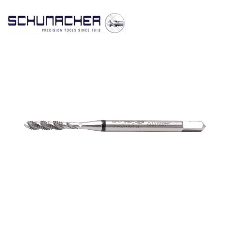 German Original Schumacher JIS Standard Spiral Fluted Tap Pointed M1 M2 M3 M4 M5 M6 M7 M8 M9 M10 M11 M12-M24 Machine Thread Taps