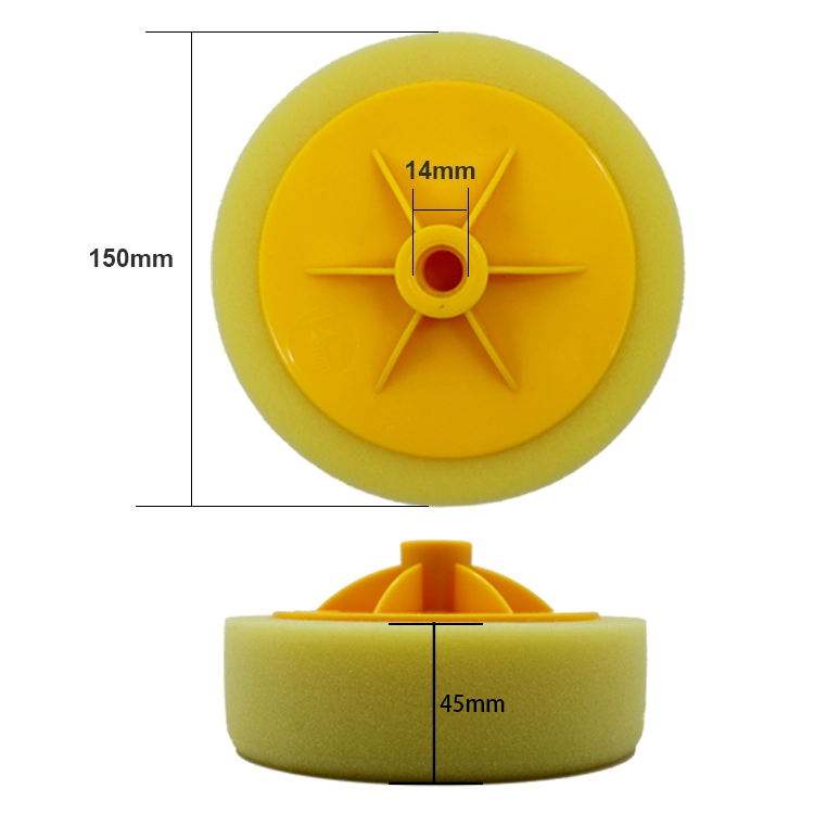 6inch Auto Car Polishing Pad Sponge Buffing Wheel M14/ Thread Power Tool