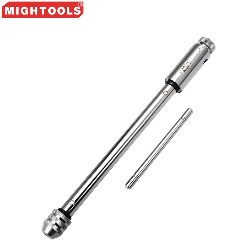 Adjustable Ratchet Tap Wrench T-Handle, for Metric M5-M12 Thread Taps