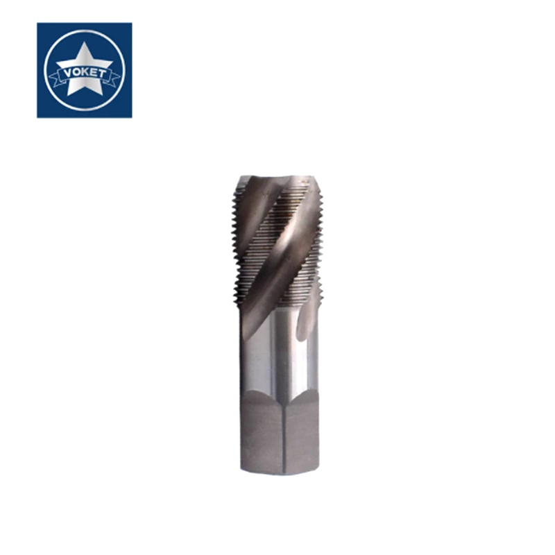 Hsse Inch Taper Pipe Thread Screw Tap PT P T 1/8-28 1/4-19 3/8-19 1/2-14 3/4-14 Spiral Fluted Tapered Pipe Taps