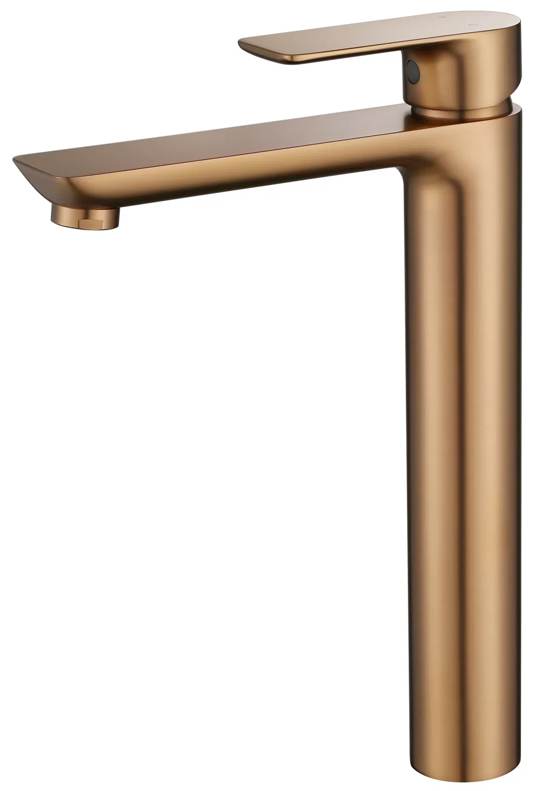 Bathrooms PVD Brushed Gun Metal Basin H59 Brass Tall Water Tap