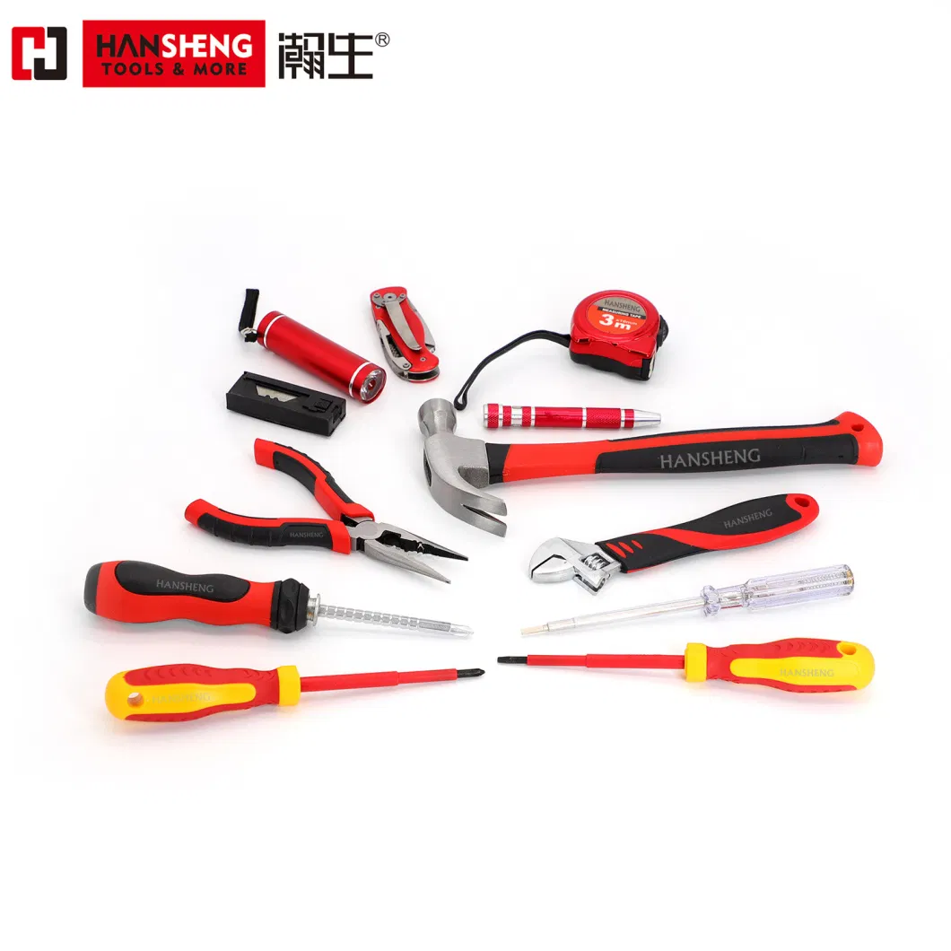 Professional Auto Emergency,Car Carrying,Car Use,12PC,Civil Air Defense Home Rescue Kit,Tool Box,Rescue Kit,Pliers,Hammer,Steel Tap,Screwdriver,Wrench,Snips