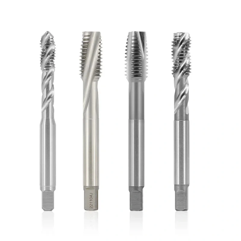 High Performance HSS Machine Tap Spiral Threading Taps Cutting Tool Screw Thread Machine Spiral Point Taps