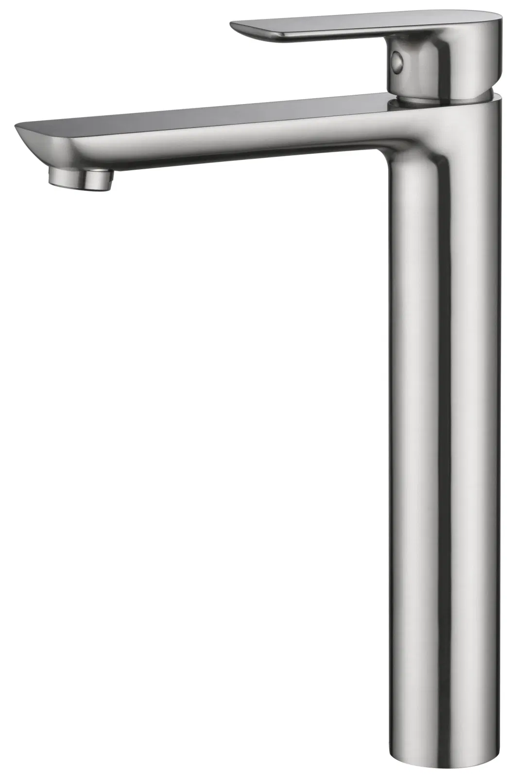 Bathrooms PVD Brushed Gun Metal Basin H59 Brass Tall Water Tap