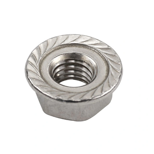 Customized Packing Hexagon Head Logo Size Spare Parts Nut DIN6923