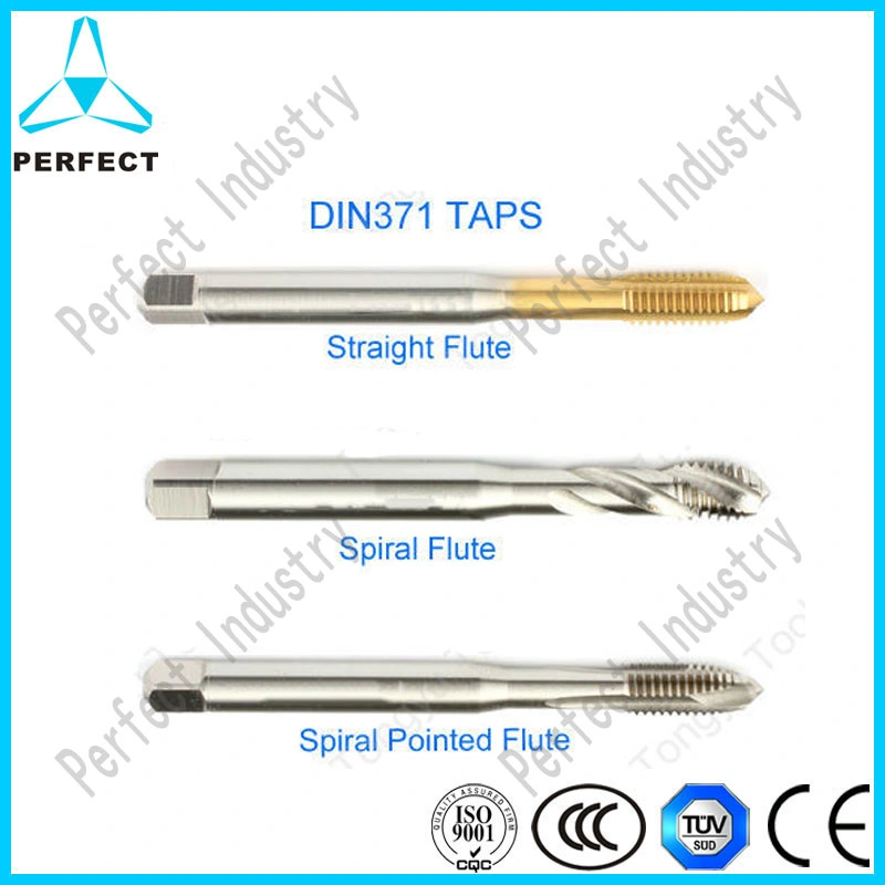 DIN 371 Standard Spiral Pointed Machine Tap