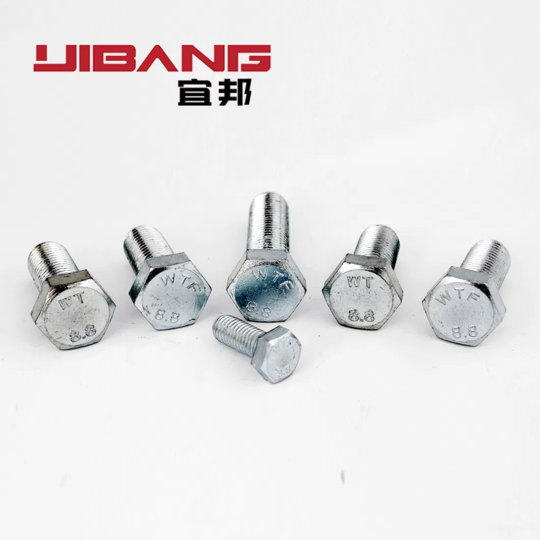 China Manufacturer Direct Sales Size Custom DIN933 Super Corrosion Resistant 316 Stainless Steel Hexagon Head Bolts and Nuts