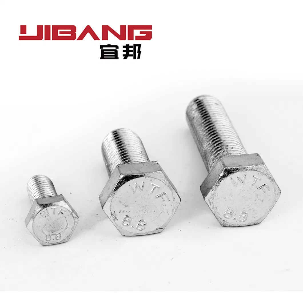 China Manufacturer Direct Sales Size Custom DIN933 Super Corrosion Resistant 316 Stainless Steel Hexagon Head Bolts and Nuts