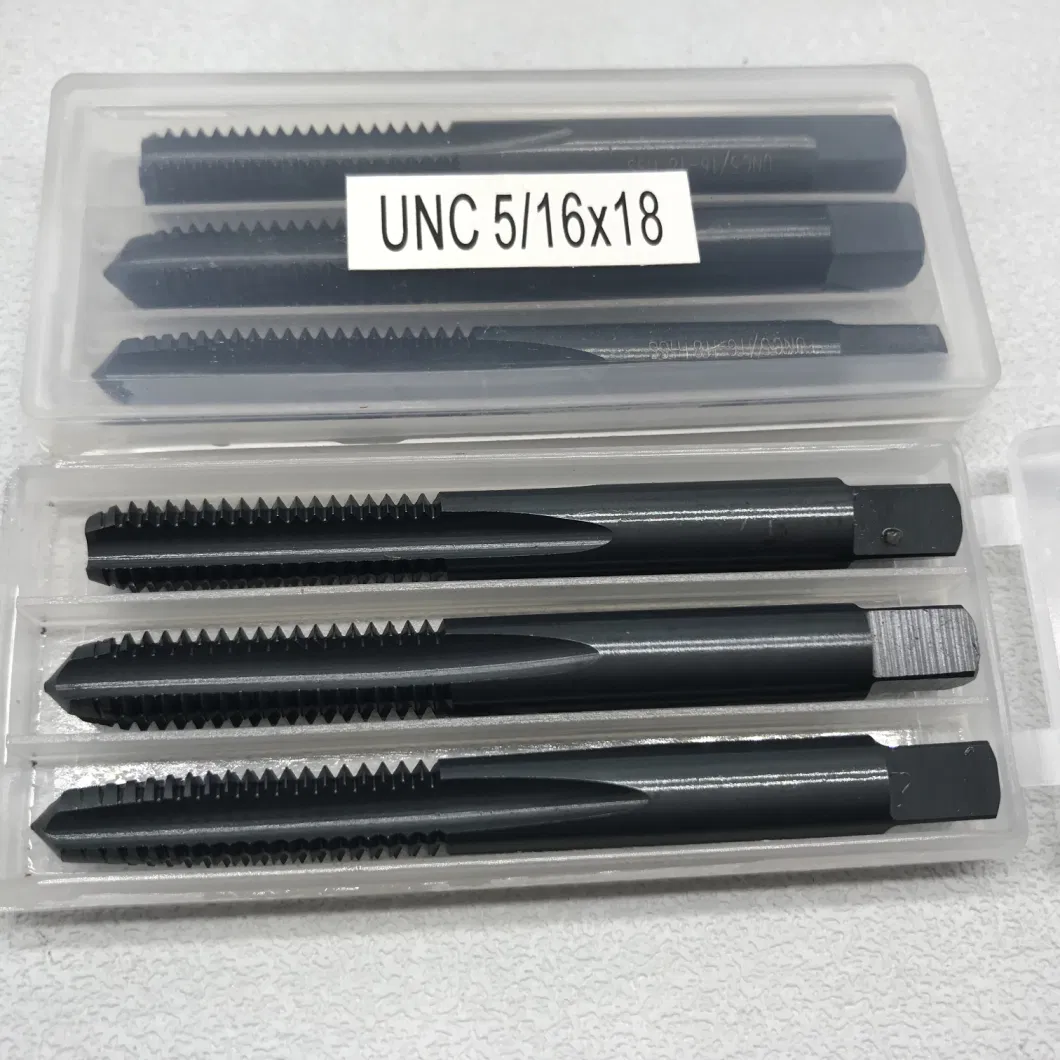 Grewin-Low Price High Quality HSS M2 M35 DIN Tap Straight Flute Unc Unf Hand Taps NPT Spiral Taps