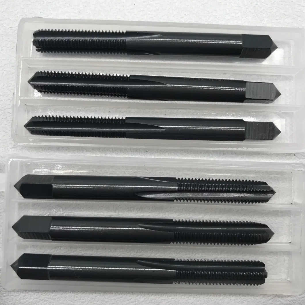 Grewin-Low Price High Quality HSS M2 M35 DIN Tap Straight Flute Unc Unf Hand Taps NPT Spiral Taps