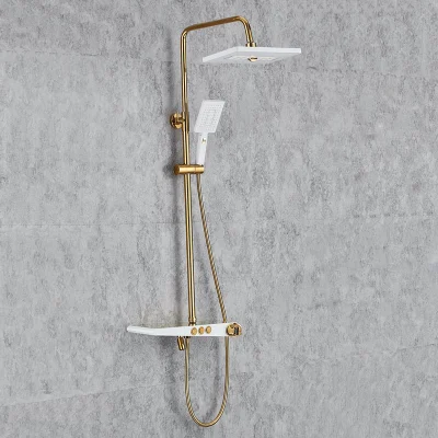  Baño Sanitario Baño montado en pared Acero inoxidable Ducha de bañera termostática Establecer