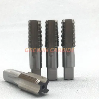 Grewin-Precio mayorista para tornillo de rosca de tubo HSS NPT Machos de roscar machos de roscar 1/16 1/8 1/4 3/8 1/2 3/4 1 2 3 4 pulgadas Tamaño estándar