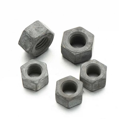 China y métricas sujetadores de pulgadas de tamaño las tuercas hexagonales