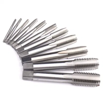  Herramientas de roscado máquina HSS machos de roscar y troqueles redondos para crear Tornillo roscador M2 machos de roscar de acanaladura en espiral macho de roscar de alta velocidad