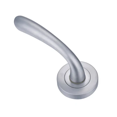  Vender Die-Casting caliente Zinc Pulido Roseta redonda de la palanca de la puerta