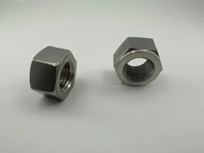 Tuercas hexagonales M64 tuercas de acero inoxidable de tamaño métrico 304 tornillería Tuercas de rosca completa herramienta de cierre de acabado brillante