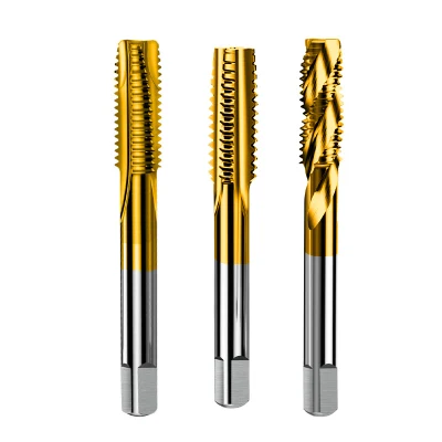 Rosca de rosca a medida HSS Corte recto acanalado espiral tornillo macho de rosca