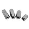 Mejor Precio Hex Connecting Blanco Zinc Plating grueso Métrico Alto Tuerca de acoplamiento larga de cabeza hexagonal de calidad