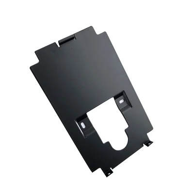  La fabricación de OEM SS 304 Square Escudo de cerradura de puerta de la palanca en el orificio de clave