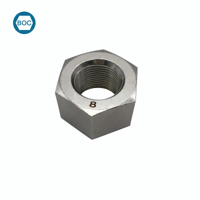  ASME/ANSI B18,2.2 tuercas hexagonales pesadas ASTM A194 8 8M tuercas 1/4&quot;-4&quot;