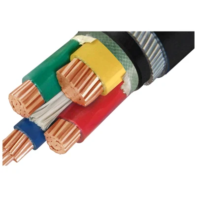 6.35/11kv 2Core 3 núcleos 4core XLPE Swa blindado el cable de alimentación de Metro Sta.
