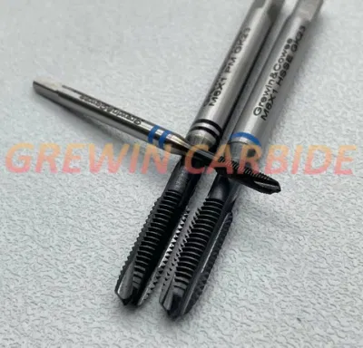 Herramientas de alta calidad de Grewin Herramientas de máquina CNC HSSE punta espiral/ Tap de punta con anillo azul para acero inoxidable