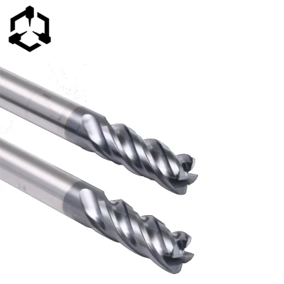 HRC55 Fresadoras de aluminio con punta redonda CNC Herramienta de fresado