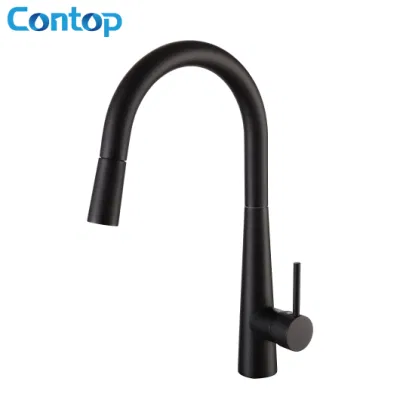 Best Seller grifo mezclador sanitarias grifo cocina latón con un gran tubo de descarga