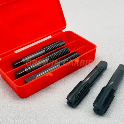 Grewin-Wholesale HSS M2 M35 DIN352 manos de machos de roscar de pelo de 3 PC/conjunto con revestimiento Ox