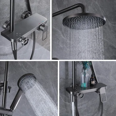 El cuarto de baño ducha Sanitaryware de acero inoxidable con grifo